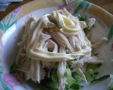 鶏肉ときゅうりの柚子胡椒サラダ♪作り方3写真