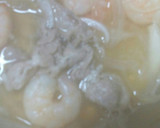 エビと豚の卵とじ!!仲良し丼ぶり作り方2写真