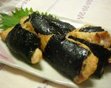 秋だね☆鮭の磯辺焼き作り方5写真
