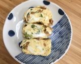 離乳食1歳1ヶ月♡お味噌汁でだし巻き卵風作り方2写真