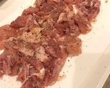 ＊鶏もも肉とブロッコリーのにんにく炒め＊作り方1写真