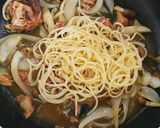 鯖缶の和風パスタ 味噌味作り方7写真