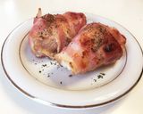 鶏肉ベーコンの白ワイン蒸し作り方6写真