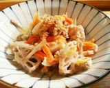 犬ご飯 フードの豚汁風汁かけ作り方6写真