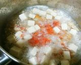 犬ご飯　フードのけんちん汁かけ作り方3写真