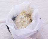豆腐で作りました♥ヘルシードーナツ作り方1写真