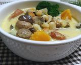 きのこタップリ具沢山♪食べるミルクスープ作り方8写真