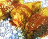 ジューシーな丸ごとピーマンの肉詰め作り方7写真