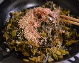 高菜漬け炒め作り方3写真