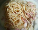 クリームシチューをクリームパスタに変身！作り方5写真