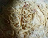 クリームシチューをクリームパスタに変身！作り方6写真