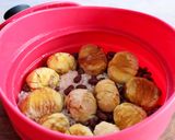 味覚の秋!レンジで簡単!小豆入り栗おこわ作り方4写真