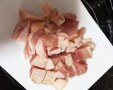 ご飯のお供に★鶏肉の明太子和え作り方1写真