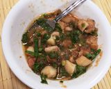 ご飯のお供に★鶏肉の明太子和え作り方4写真