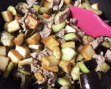 豚肉とナスと厚揚げの炒め作り方4写真