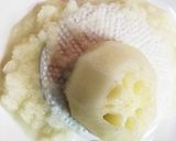 おろしポン酢で食べる蓮根入り鶏ハンバーグ作り方3写真