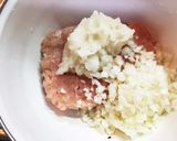 おろしポン酢で食べる蓮根入り鶏ハンバーグ作り方4写真