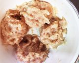 おろしポン酢で食べる蓮根入り鶏ハンバーグ作り方6写真
