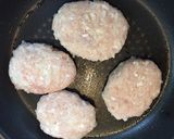おろしポン酢で食べる蓮根入り鶏ハンバーグ作り方7写真