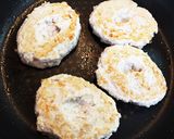 おろしポン酢で食べる蓮根入り鶏ハンバーグ作り方8写真