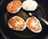 おろしポン酢で食べる蓮根入り鶏ハンバーグ作り方10写真