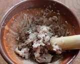 魚を食べよう♪アジのれんこんはさみ蒸し作り方2写真