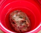 魚を食べよう♪アジのれんこんはさみ蒸し作り方3写真