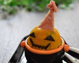おかしな魔女帽をかぶった南瓜のサラダ✿作り方8写真