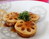 魚を食べよう♪アジのれんこんはさみ蒸し作り方7写真
