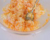 【キャラ弁】ハロウィンカラーのお花弁当作り方2写真