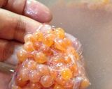 麺つゆで作っちゃぉ♡いくらの醤油漬け作り方1写真