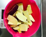さつま芋カラメル和え作り方1写真