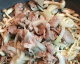 きのこたっぷり薄切り豚肉のポークチャップ作り方3写真
