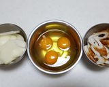 簡単☆節約　ちくわの卵とじ作り方1写真
