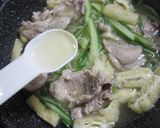 お酢でウマウマ、肉スープ作り方5写真