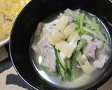 お酢でウマウマ、肉スープ作り方6写真