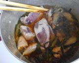 鰹とネギとニラで！かつおのネギニラ生姜煮作り方6写真