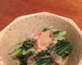 ♡レンジで簡単・水菜のおひたし♡作り方14写真