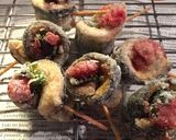 秋刀魚の梅大葉巻き揚げ作り方1写真