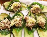 お勧め☆鯖缶(ツナ)の茄子ロール作り方6写真