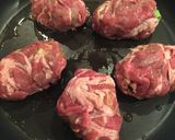 博多風♬ 牛肉の 明太レタス巻き作り方4写真