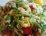 どっさりパクチー丼(ガパオ風)作り方11写真