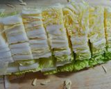 野菜摂取！もやしと白菜ごぼうの味噌中華煮作り方1写真