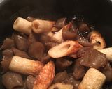 コンニャクとちくわの甘辛煮作り方4写真