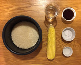 炊飯器で簡単！おこわ風とうもろこし御飯作り方1写真