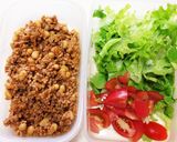 本格的に！寄せてます！タコライス＋大豆作り方7写真