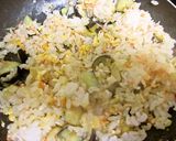 茄子＆網海老（じゃこ）炒飯作り方5写真