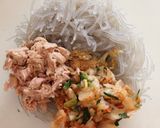 パプリカのチャプチェハンバーグ잡채버거作り方1写真