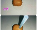 キャラ弁★ウインナーのバイキンマン作り方3写真