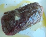パルミジャーノ香るおしゃれなステーキ丼作り方1写真